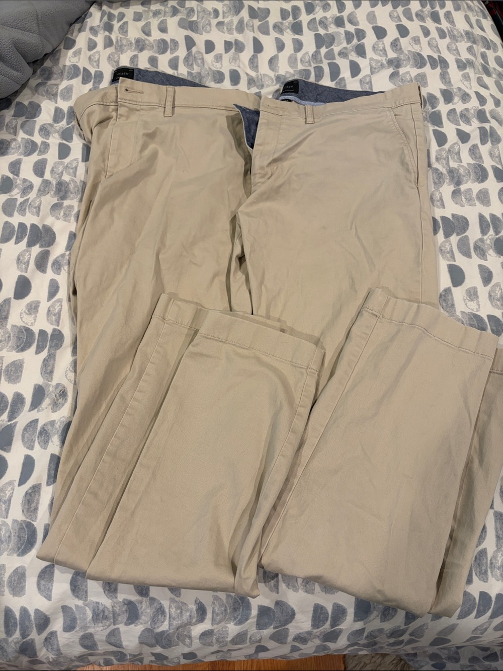 Two Pair of JCrew Slim Chinos